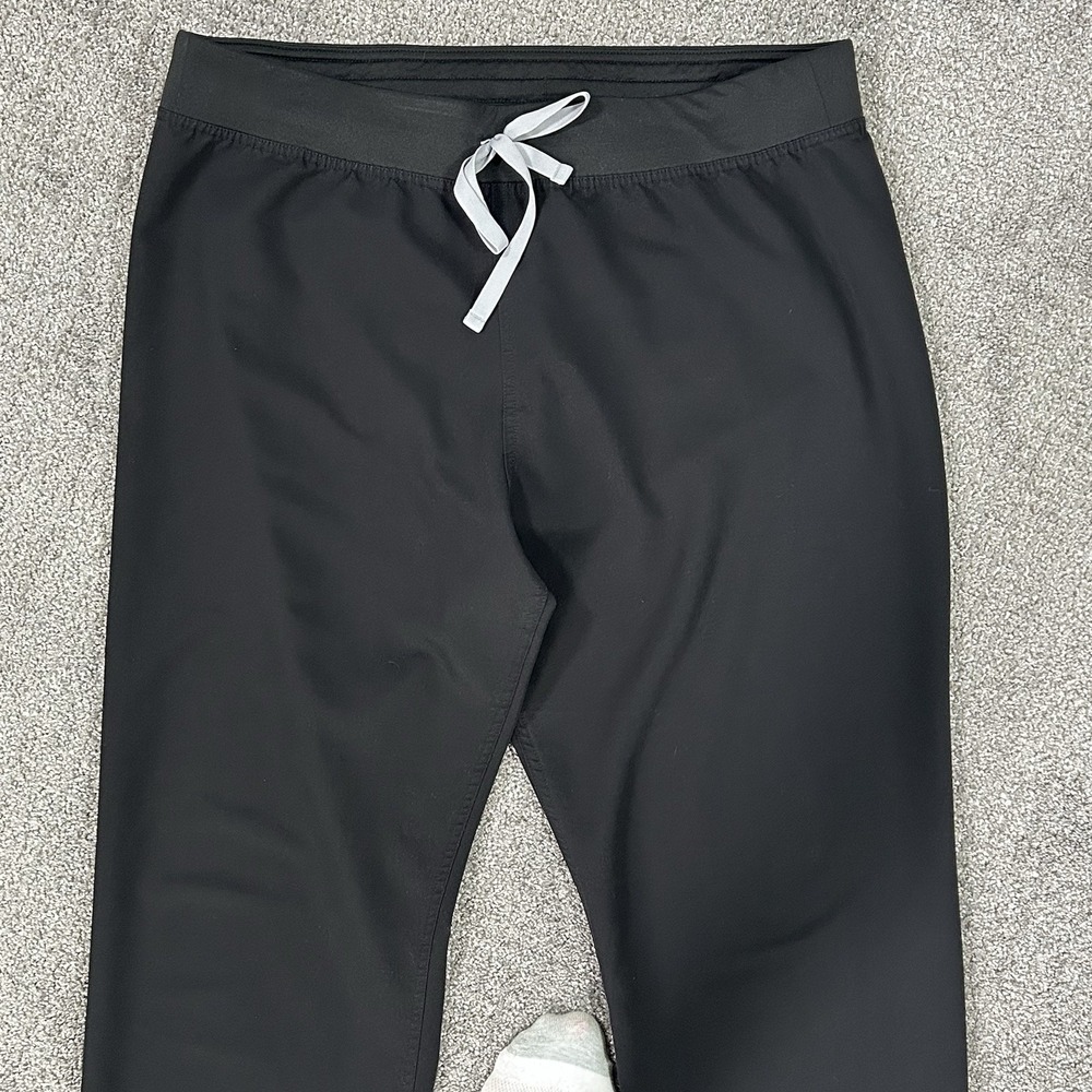 FIGS Technical Collection Scrub Pants -Mens XL/T- Black Tall 33" Inseam Stretch - Picture 2 of 10